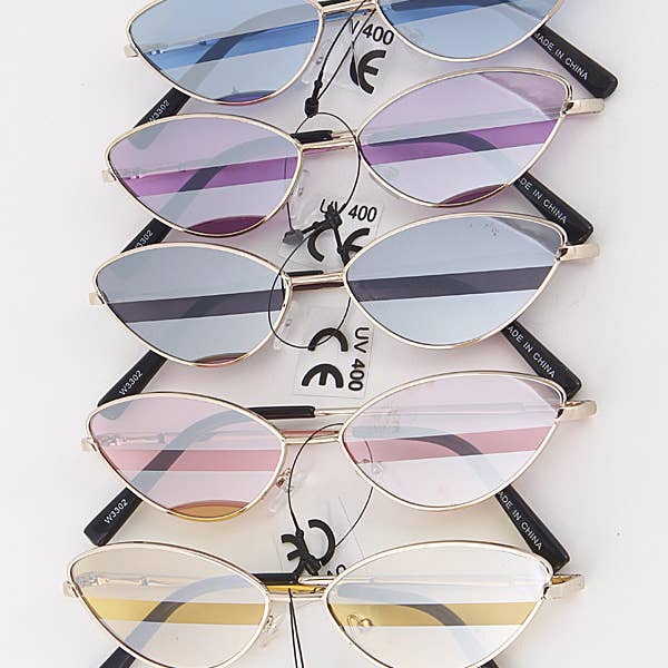 MIX FARVE Klassiske Tonede Solbriller for engroshandel på Faire2