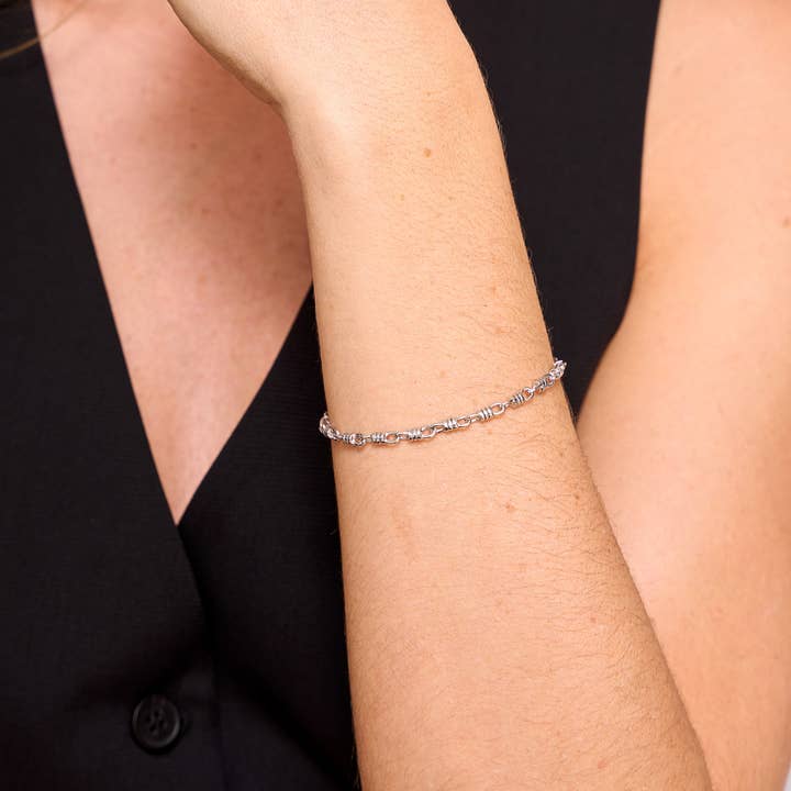 UNISEX-ARMBAND MIT FANTASIEGLIEDERN für den Großhandel von Argent Basic
