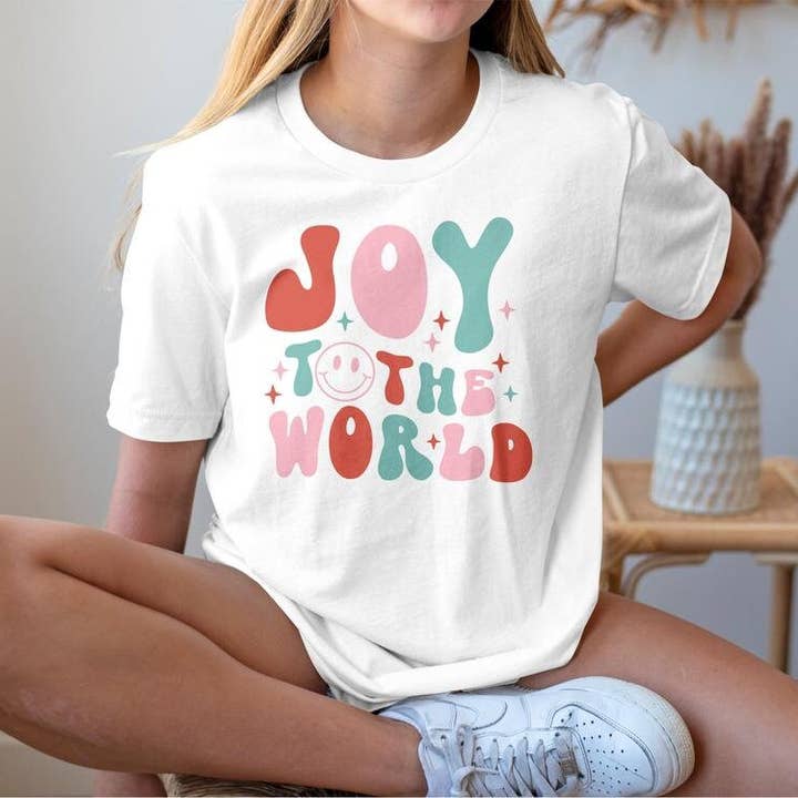 Joy To The World 2022 Christmas Sweatshirt, Funny for wholesale by PositiveParty