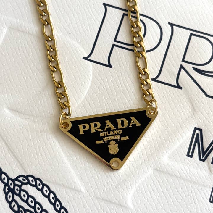 Repurposed Vintage Prada Necklace  for wholesale by Chelsea Rose