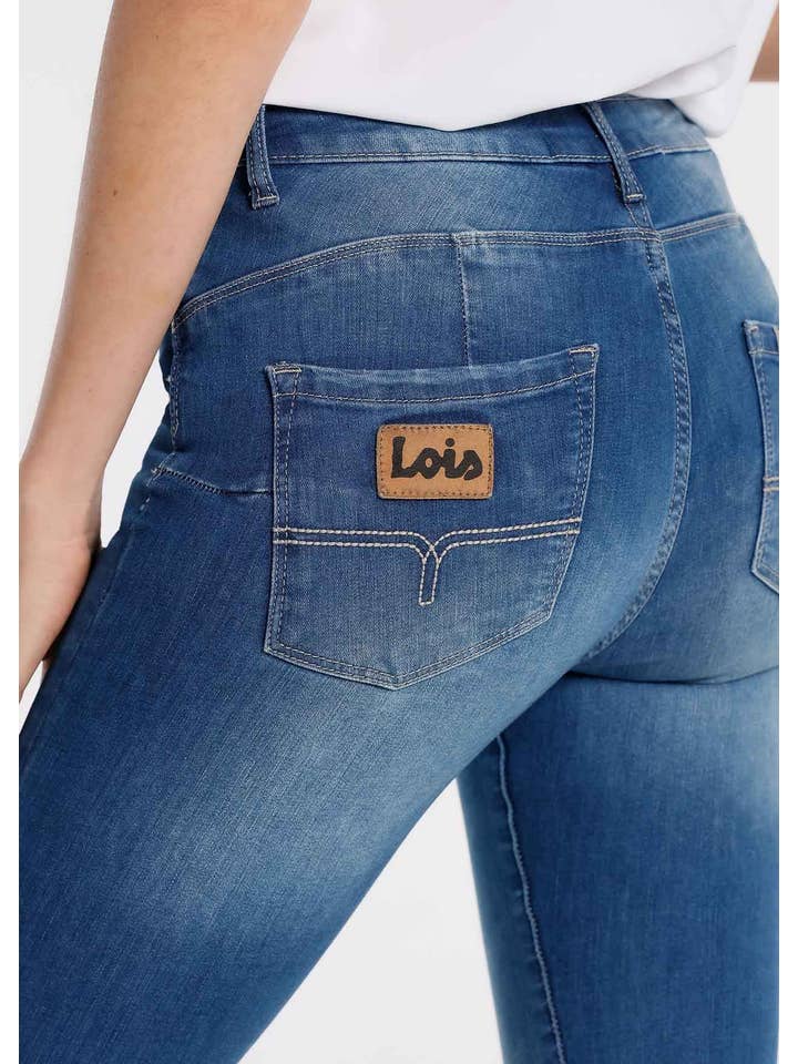 Blue LOIS JEANS Denim Push Up Skinny|Blue Inch Size for wholesale on Faire