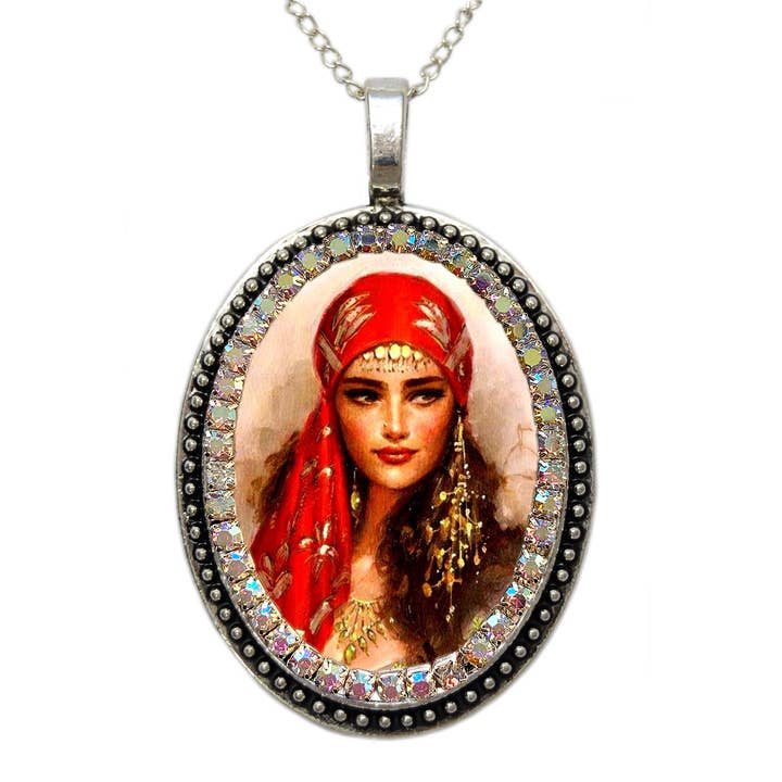 MariaSantissimaShop - Venta al por mayor Collares con colgantes/abalorios - Bohemian Rhapsody: La mujer gitana victoriana