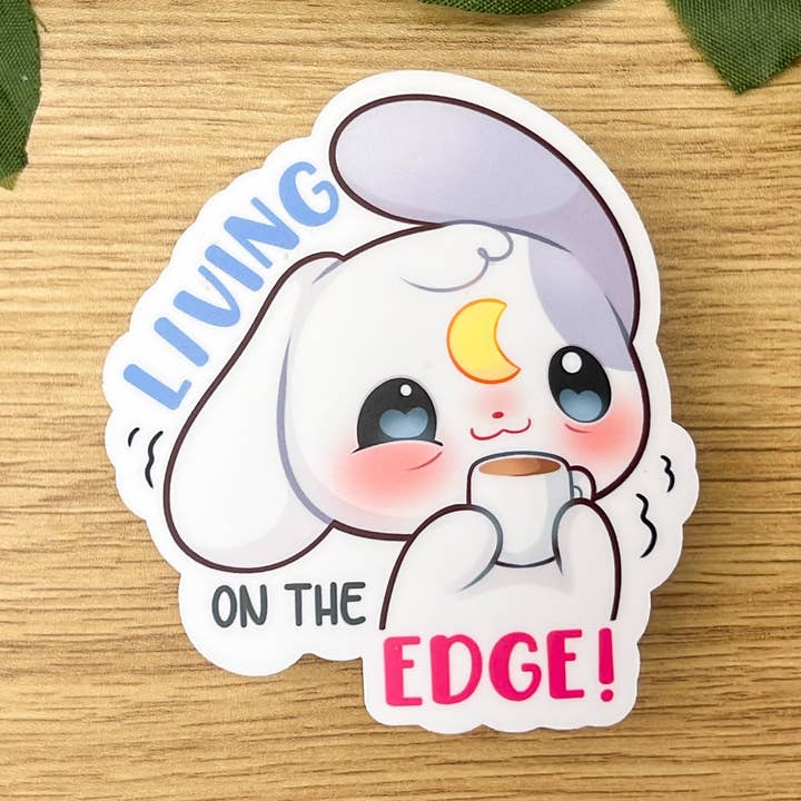 Autocollant Vivre à la Limite pour la vente par MaeMunchiesCo