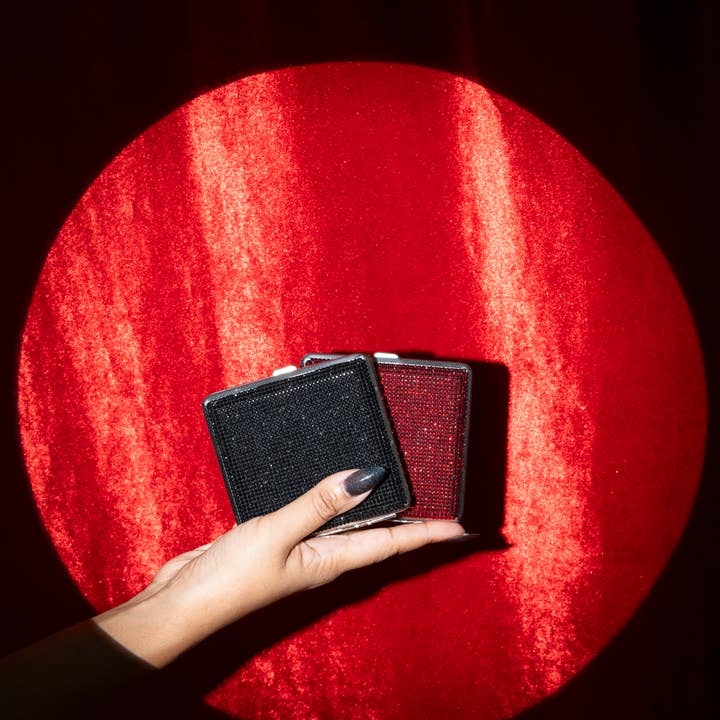 A Shop of Things - Wholesale Cigarette Case - Rhinestone Cig Case- Red5