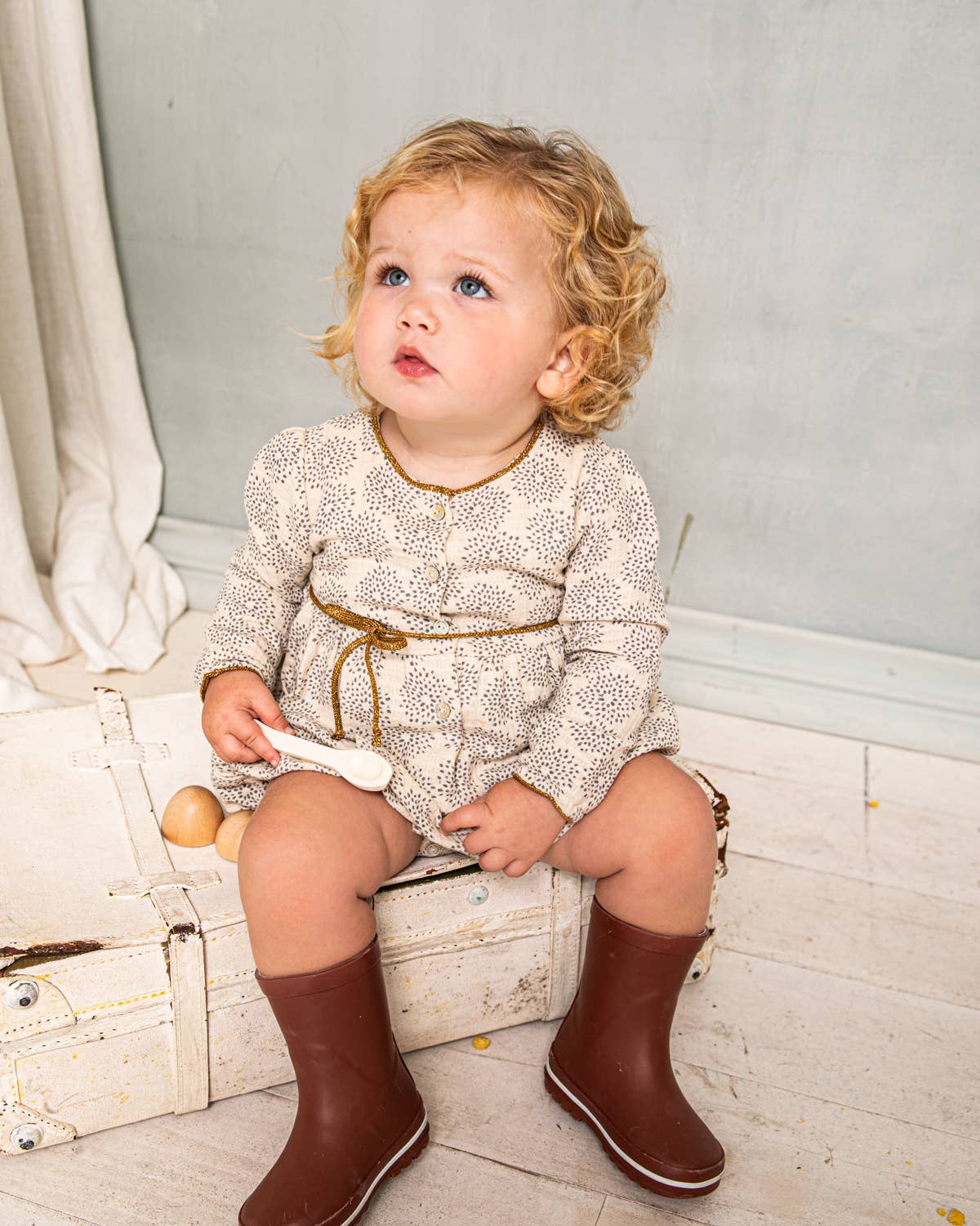 Cosmosophie - Wholesale Jumpsuit - Baby - Ohara Romper in flower Print3