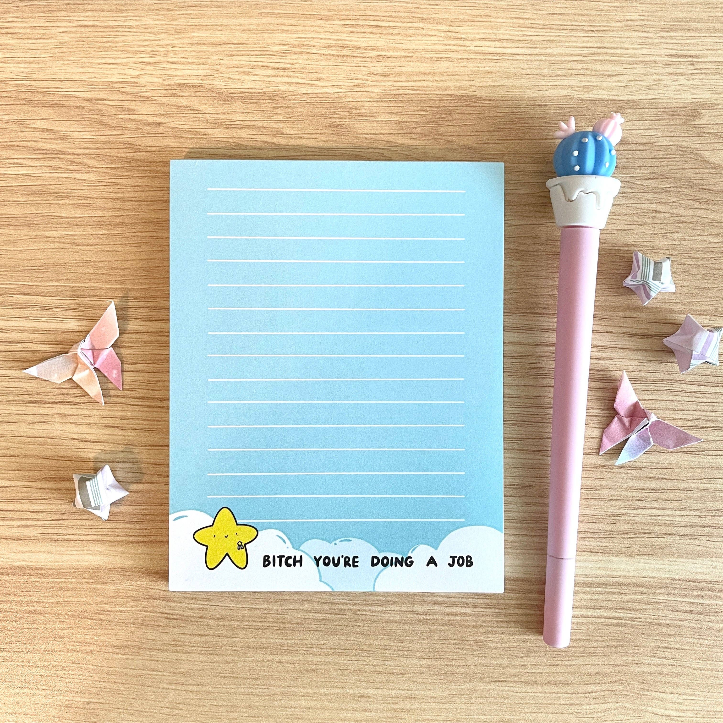 Jem and Cozy - Wholesale Notepad - Bitch You're Doing a Job Note Pad3