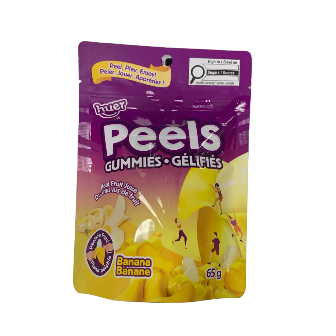 Echo Sales Canada - Wholesale Gummy - Huer Peel Gummies Banana 65G - Canada Edition Each0