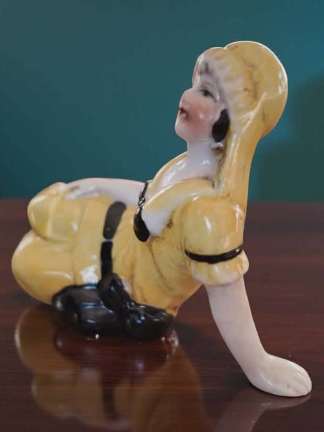 Banhista Art Déco Deitada – Porcelana Revival Vintage por atacado de Art Déco Style