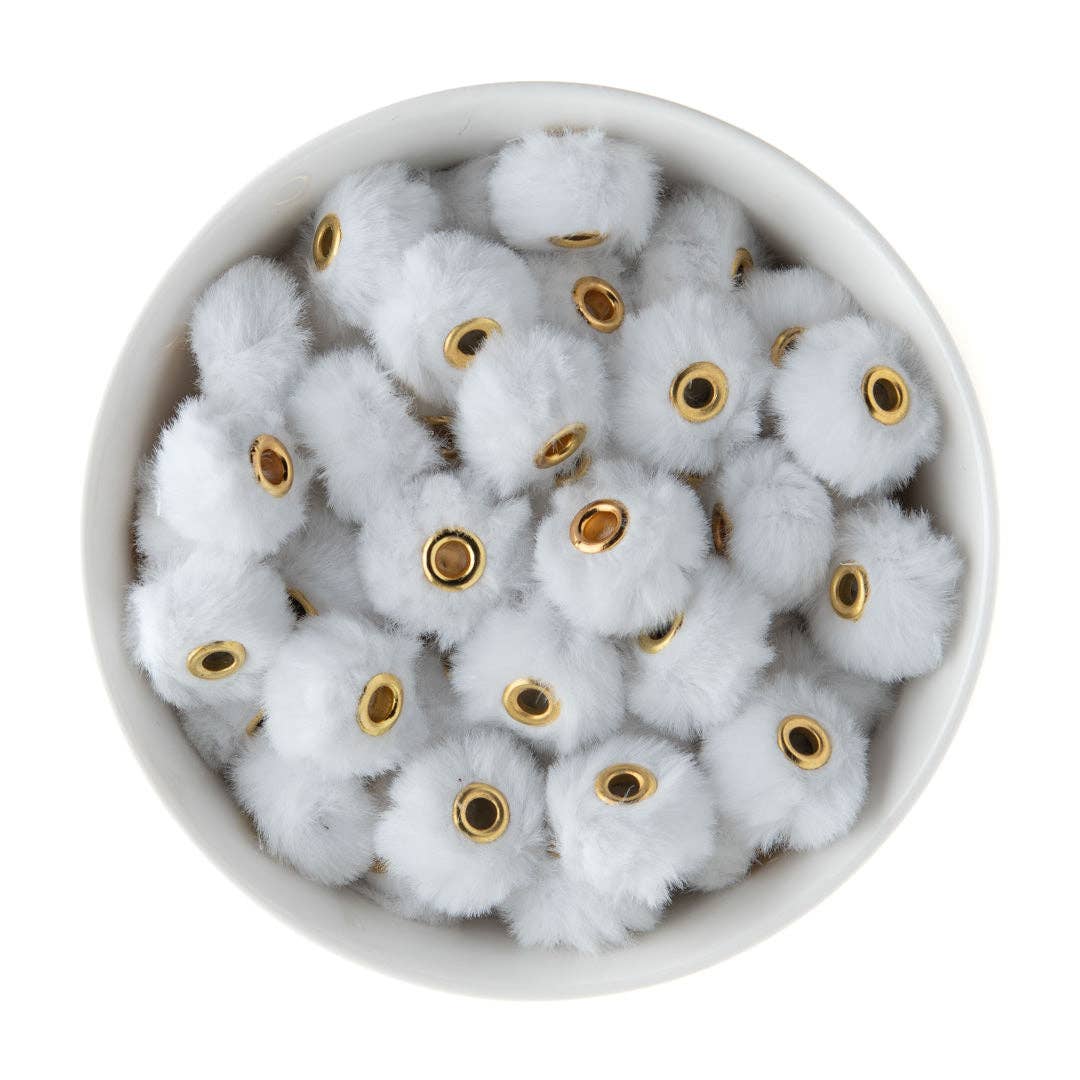 Cara & Co Silicone Craft Supply - Wholesale Craft Supplies - Fuzzy Spacer Beads5