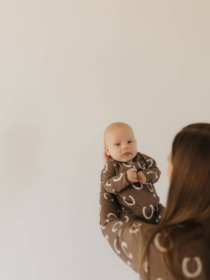 Forever French Baby - Venta al por mayor Pijama - Bebé - Pijama de cremallera de bambú | Giddy Up12