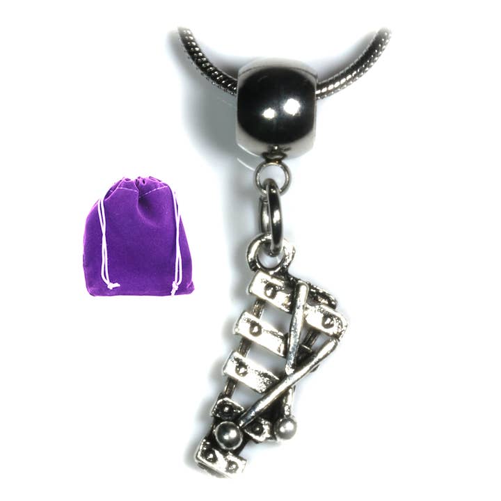 Dave The Bunny - Venta al por mayor Collares con colgantes/abalorios - Collar con xilófono, colgante de xilófono Glockenspiel