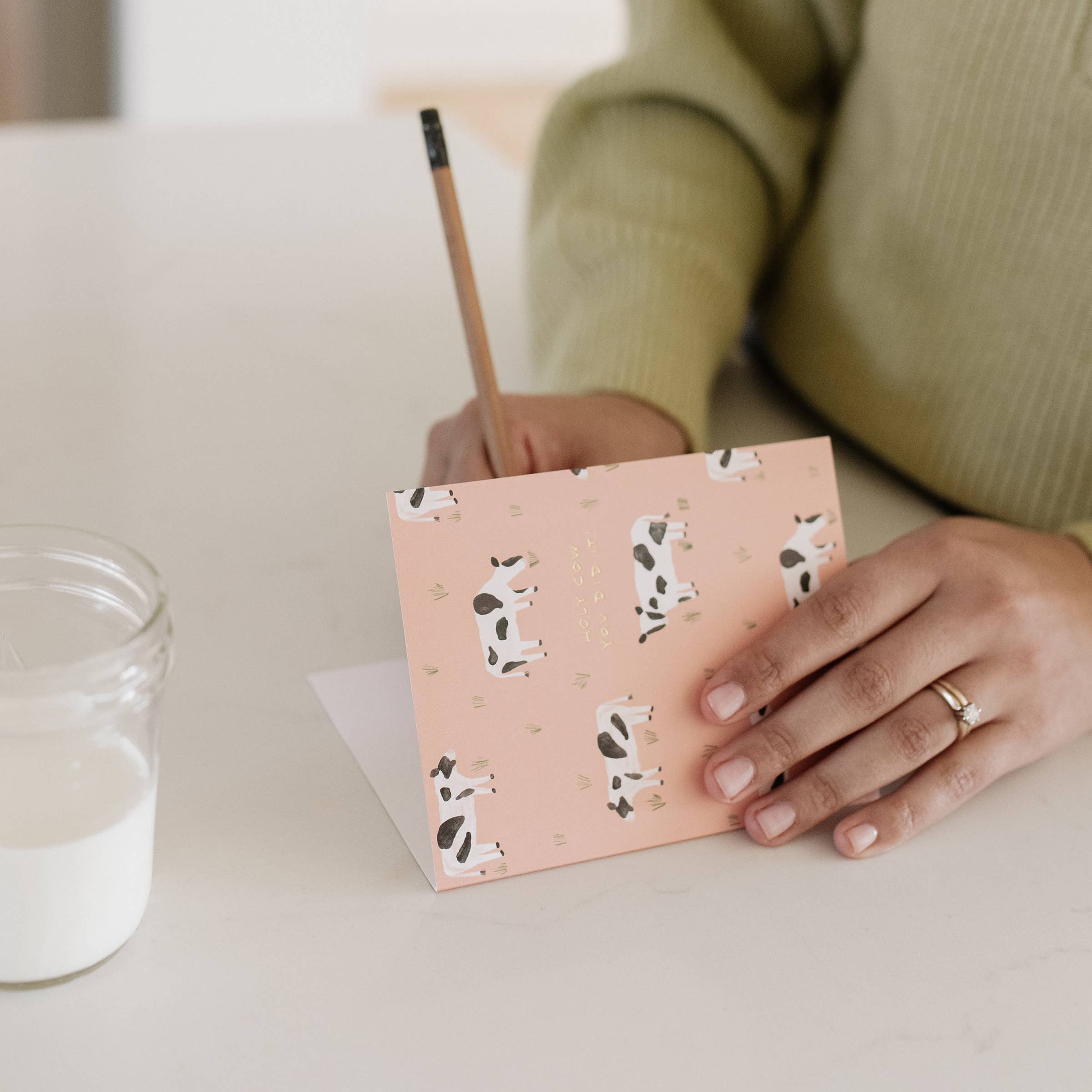 Ramona & Ruth - Wholesale Congratulations Card - Cow Congrats Card2