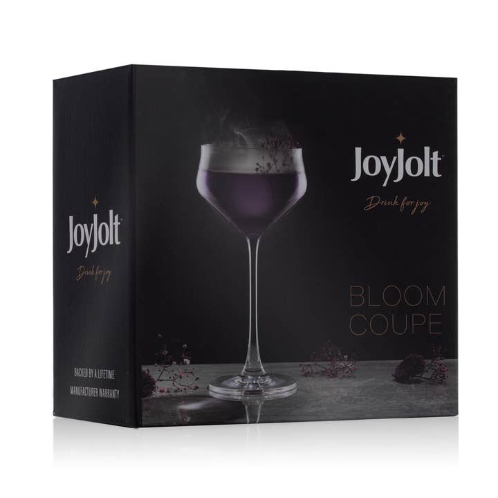 JoyJolt - Vendita all'ingrosso Bicchieri da cocktail/superalcolici - Bicchieri da Martini Bloom Stemmed Coupe, set di 25