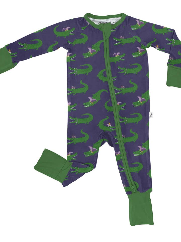 Gator Krewe - LS Convertible Reißverschluss-Pyjama für den Großhandel von Goosies