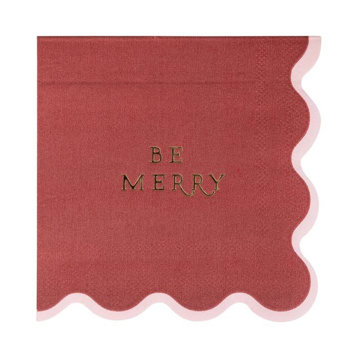 My Mind’s Eye - Wholesale Disposable napkin - BEM1239 - Be Merry Cocktail Napkin Set1
