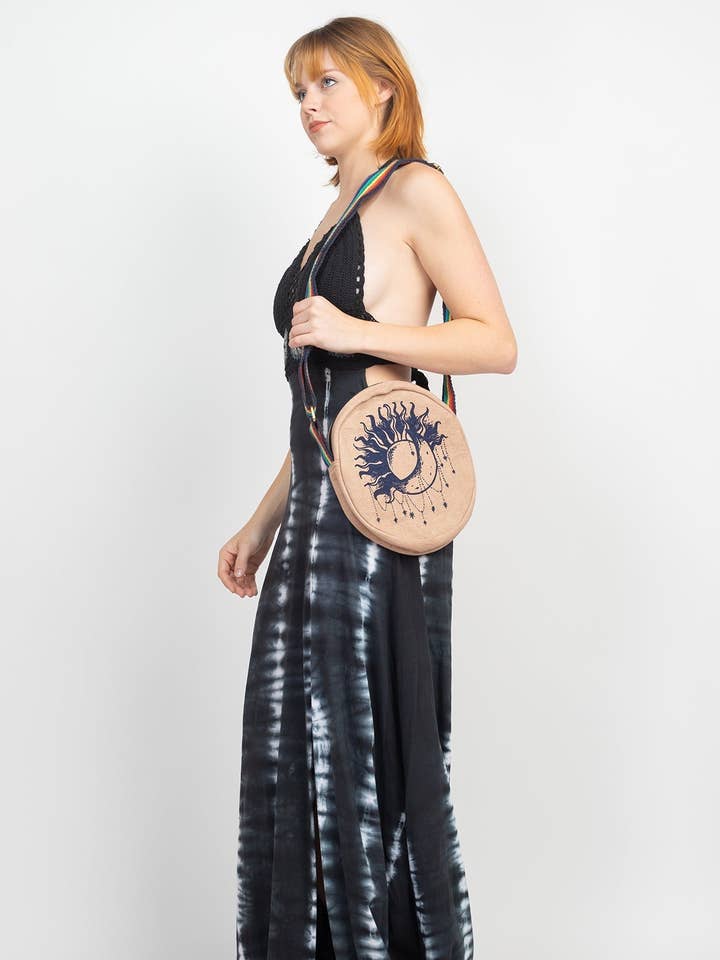 Bandolera redonda bohemia para venta al por mayor de Lakhays Collection Inc.