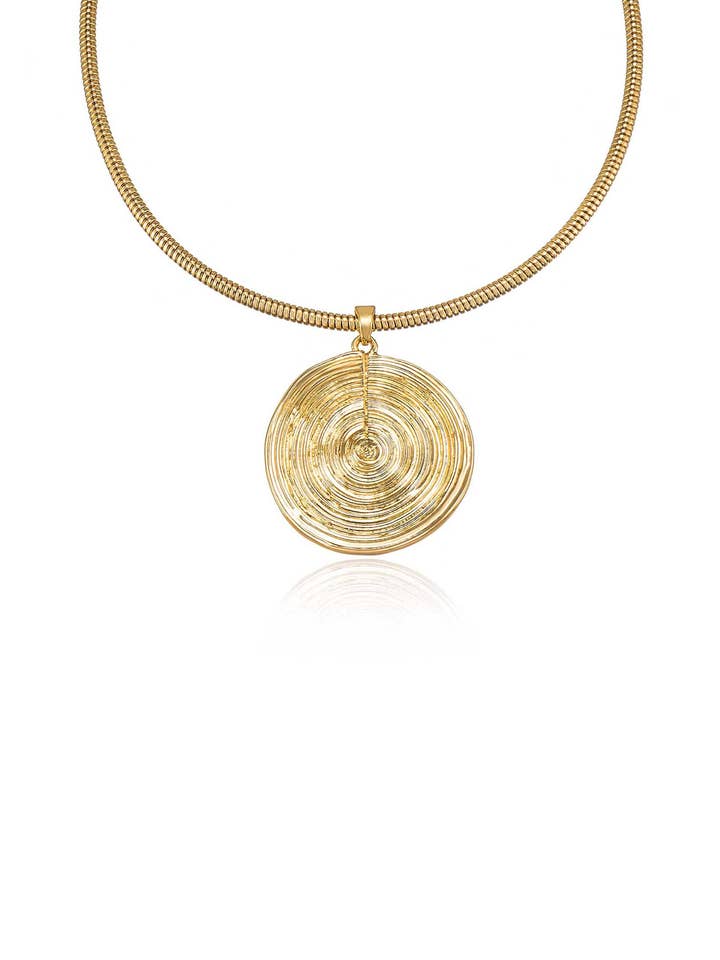 Halsband mit Wirbelanhänger für den Großhandel von Ettika