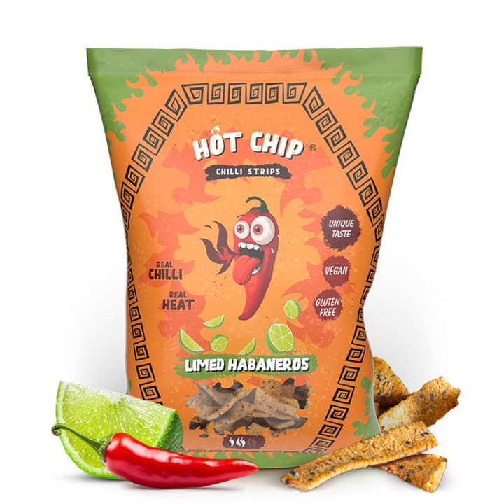 Hot Chip Strips with Lime and Habaneros 20×80 g for wholesale by CargoPirate