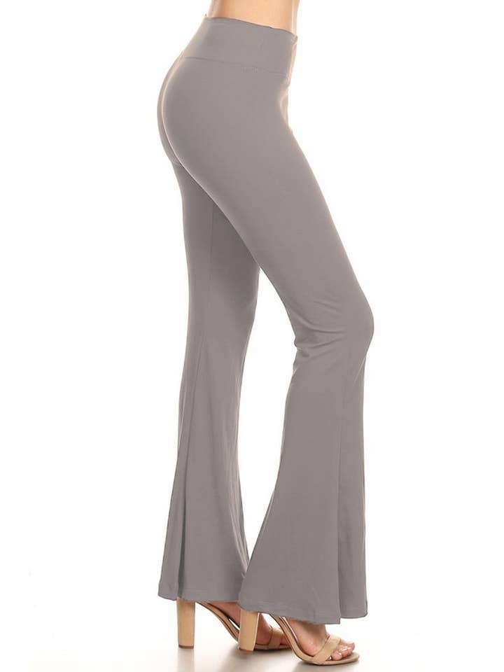 Leggings Depot - Wholesale Pants - Women's - Buttery Soft High Waist Solid Palazzo Pants9