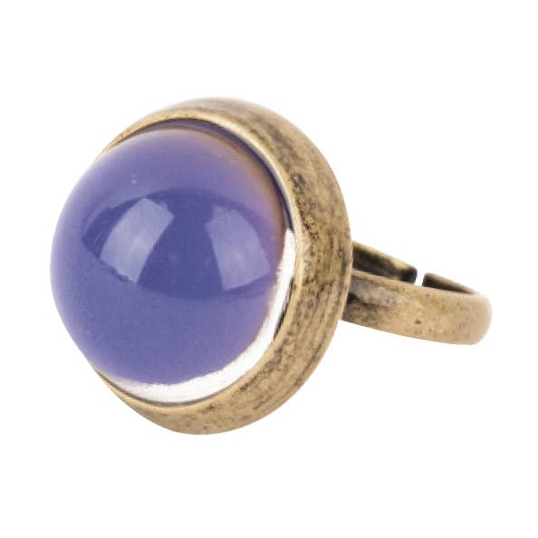 Benjamin International - Wholesale Cocktail/Statement Ring - Round Mood Ring0