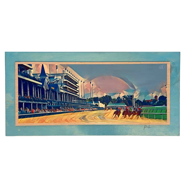 Arte de madera Derby Race Deco para venta al por mayor de Layne Wilson