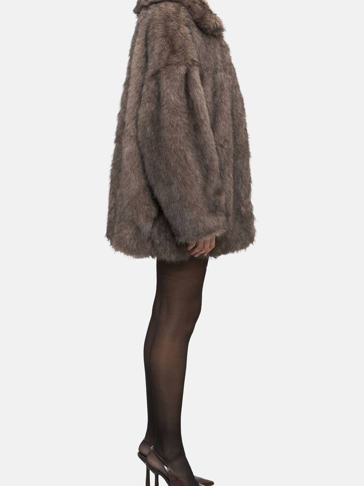 Ricano - Vente Veste – femme - Veste en fausse fourrure Lorenza pour femme7