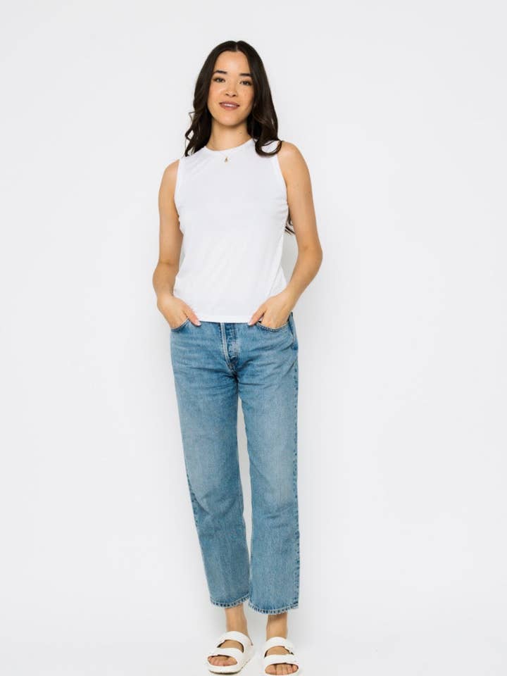 Jayne-Sleeveless Tank for wholesale by ORB