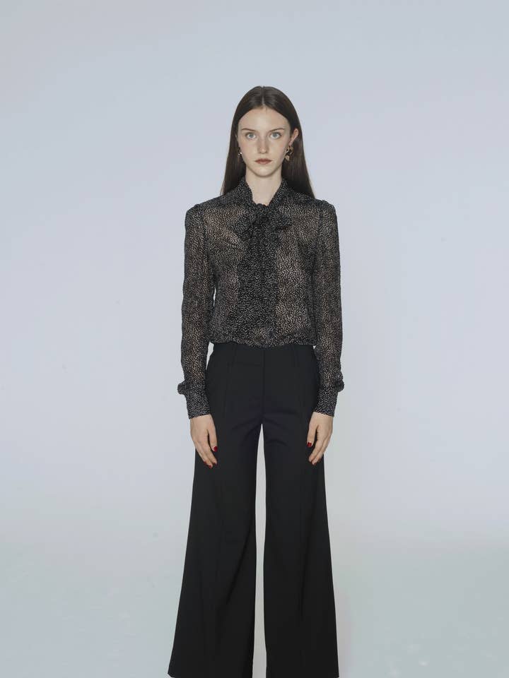 SUNDAY LIFE - Wholesale Pants - Women's - JOHANNA - WIDE WAIST FLARED PANTS1