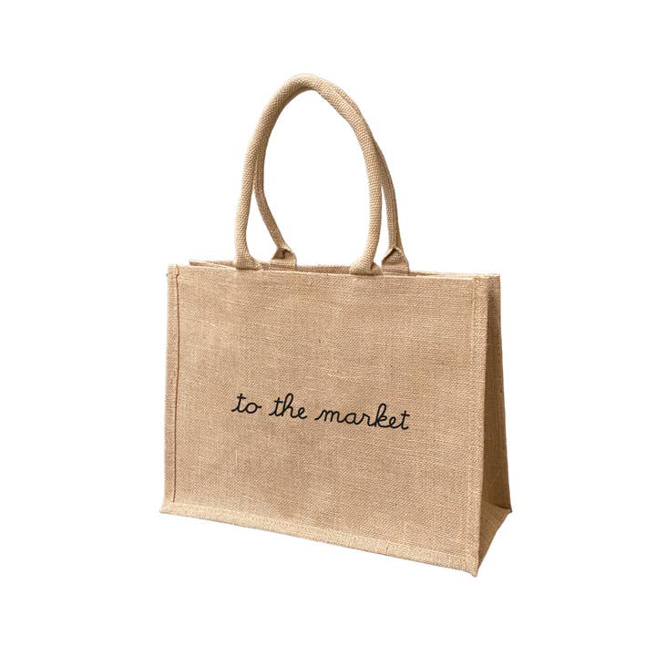 Buchstabenkult - Wholesale Tote Bag - Women's - Natural Jute Bag | To The Market2