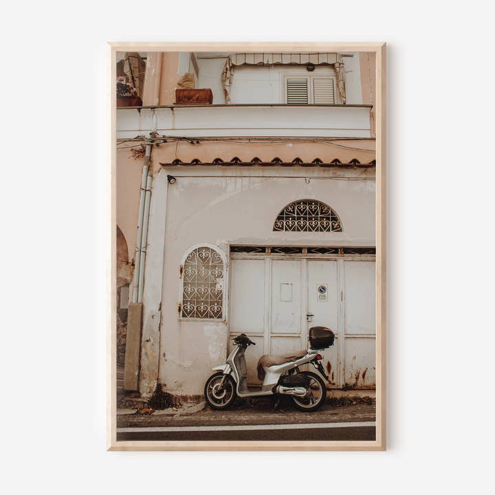 Vespa in Italy Fine Art Matte Print (Unframed) for wholesale by The Weithouse Print Shop