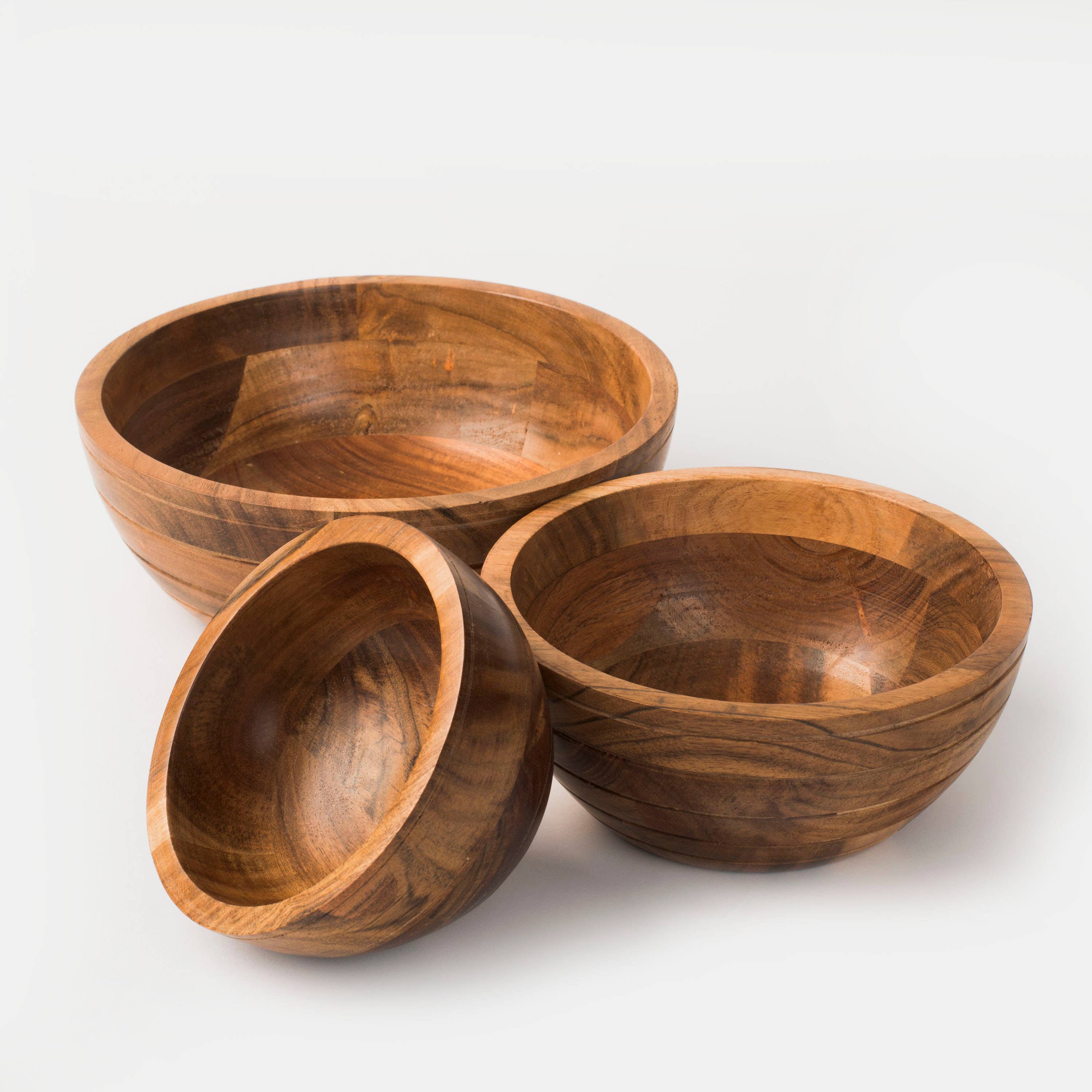 Mela Artisans - Wholesale Decorative Plate/Dish/Bowl - Grava Acacia Wood Bowls2