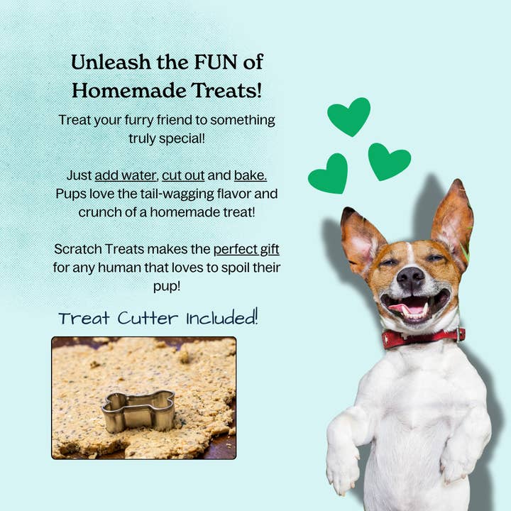 Scratch Treats - Wholesale Pet Treats - Dog - Bake-At-Home Dog Treat Kit - Purple Pup - Makes 80 Treats1