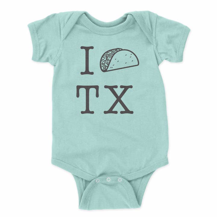 I Taco Texas - Infant Onesie for wholesale by Que Rico T-Shirt Co.