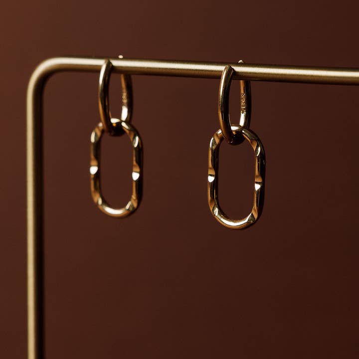 Marlowe Link Earrings for wholesale by Natalie Borton Designs