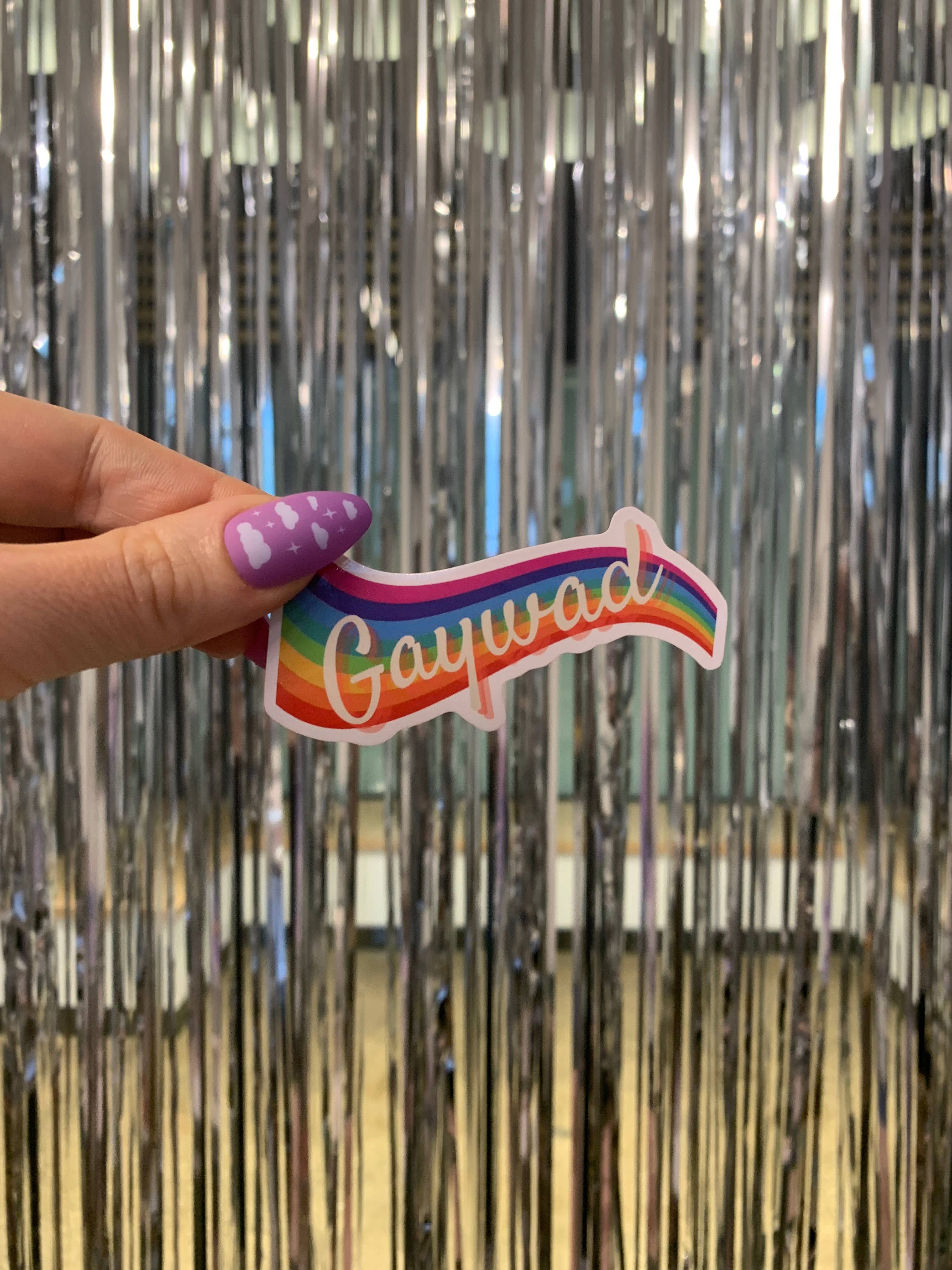 GetBullish - Wholesale Sticker - Gaywad Glossy Die Cut Vinyl Sticker - Pride rainbow 80s 90s4