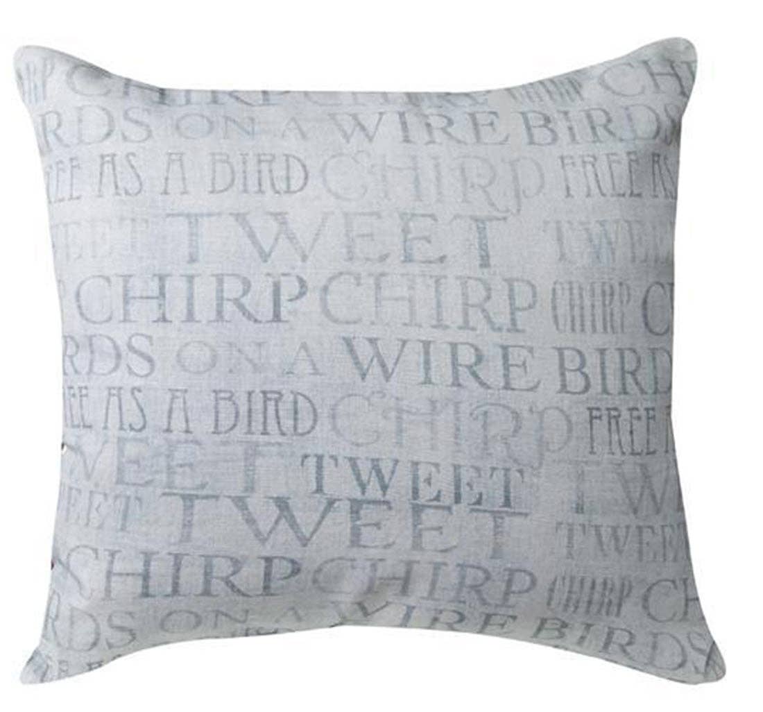 Things2Die4 - Wholesale Throw/Decorative Pillow - Usual Suspects Yellow Birds on Wire Throw Pillows – Pair 18"1