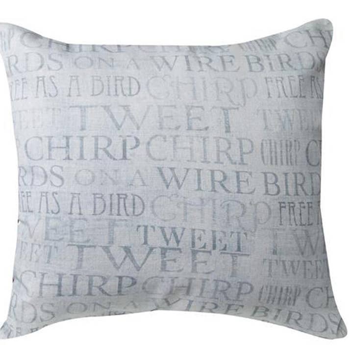 Things2Die4 - Wholesale Throw/Decorative Pillow - Usual Suspects Yellow Birds on Wire Throw Pillows – Pair 18"1