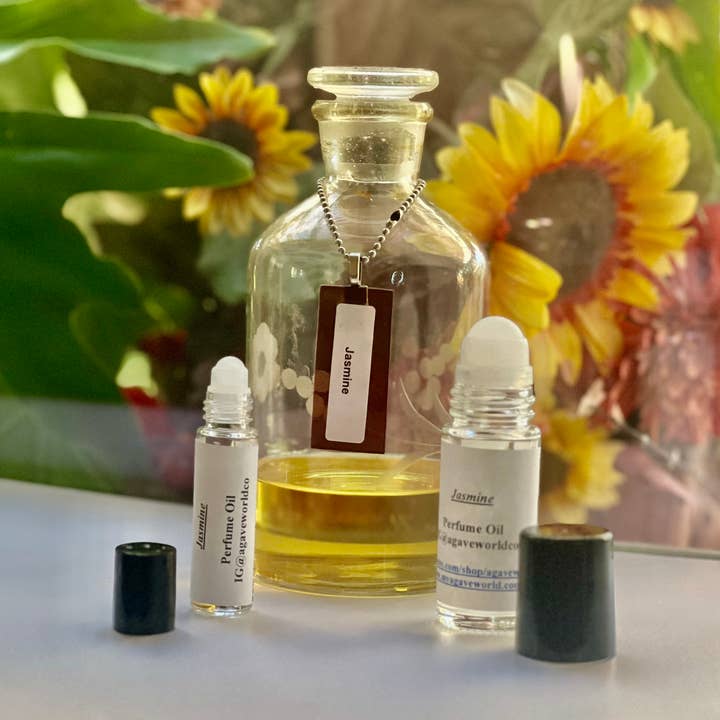Agave World - Wholesale Roll-On Fragrance - Egyptian Jasmine Fragrance Oil/ Alcohol Free/ Roll-On Bottle0