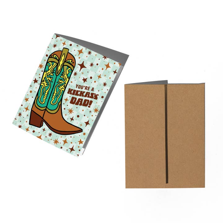 Boss Dotty Paper Co. - Venta al por mayor Tarjetas del Día del Padre - Tarjeta del Día del Padre Genial Papá1