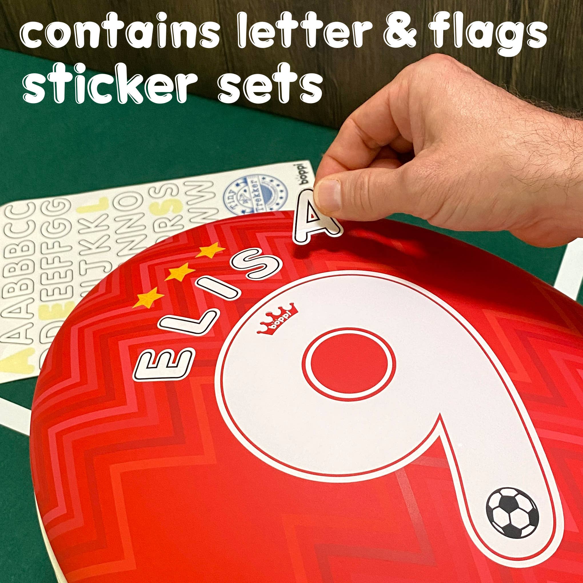 Click Europe Ltd – wholesale Luggage – Child – boppi Tiny Trekker Kids Luggage Case - RED FOOTBALL11