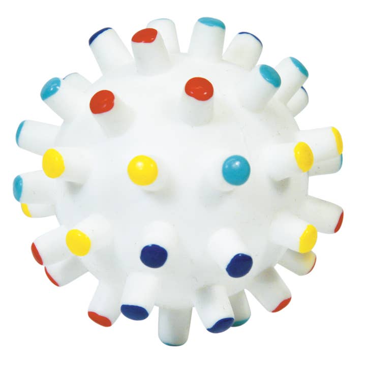Multicolored Vinyl Ball With Dog Rubber Colors for wholesale on Faire3