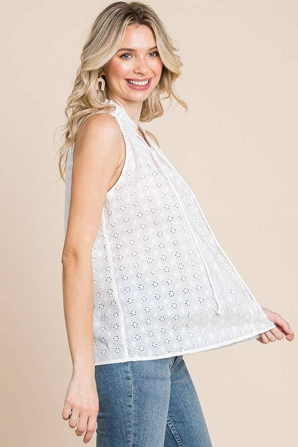 Culture Code – wholesale Blouse – Women’s – CWK1564 - HALTER FLARE FRILL TOP3