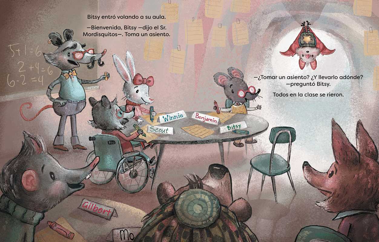 Simon & Schuster - Wholesale Preschool Book (3-5) - Bitsy Murciélago, estrella escolar (Bitsy Bat, School Star) by Kaz Windness6