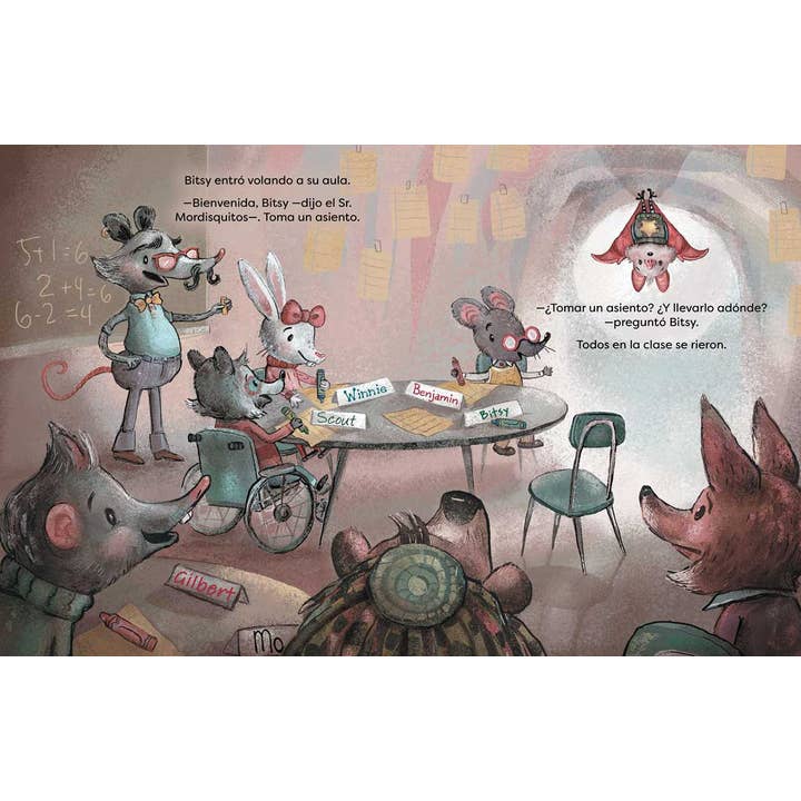 Simon & Schuster - Wholesale Preschool Book (3-5) - Bitsy Murciélago, estrella escolar (Bitsy Bat, School Star) by Kaz Windness6