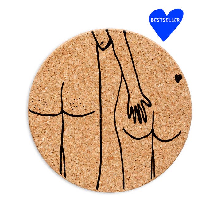 coaster XL naked couple back detail for wholesale by helen b