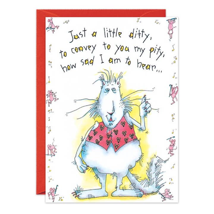 A Little Ditty Get Well Card - 5597 for wholesale by Oatmeal Studios