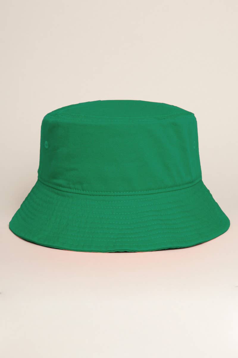 Fashion City - Wholesale Bucket Hat - Women's - Light Solid Color Cotton Bucket Fisherman Hat4