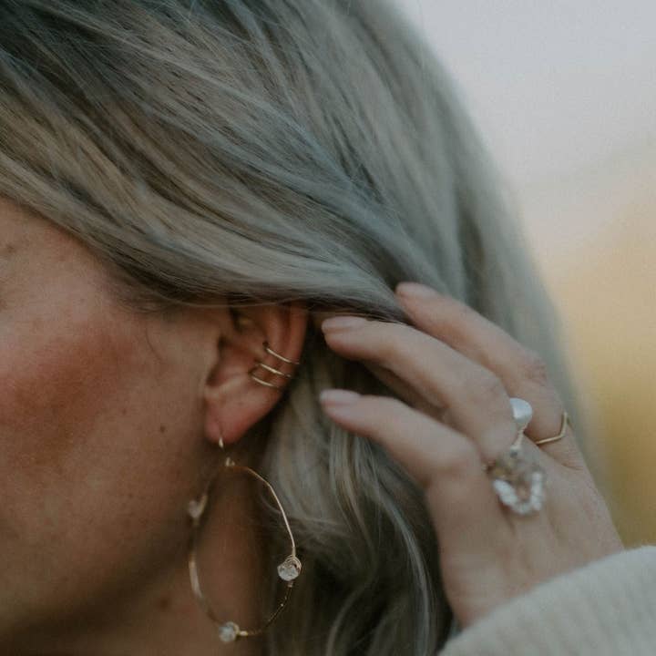 Triple Bar Ear Cuff for wholesale by Derive Jewelry