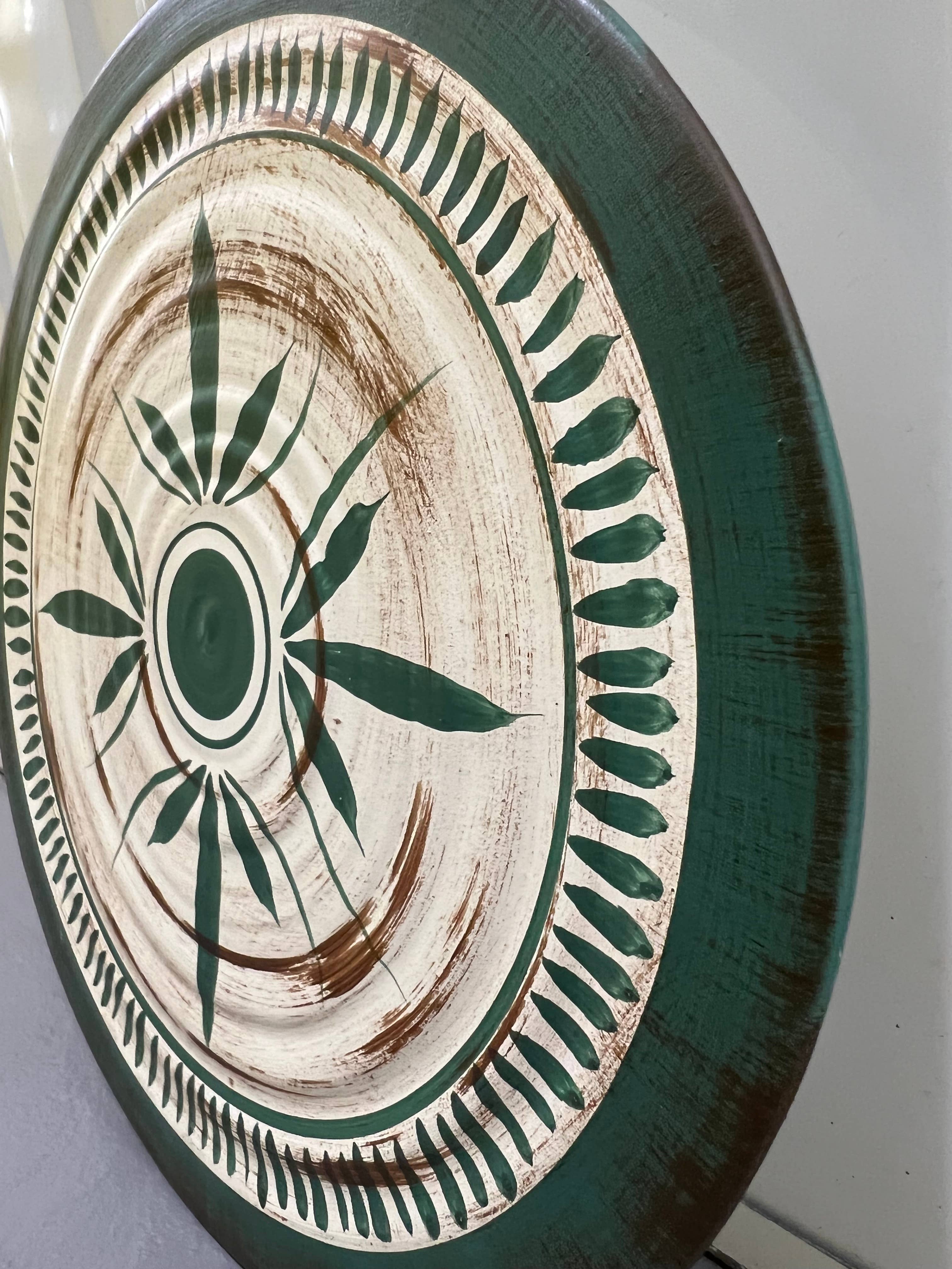 MOODONLINE – Arte de parede dimensional/3D por atacado – Decorativo, Cerâmica Artesanal, Placas de Parede Verdes, Penduramento de Parede10