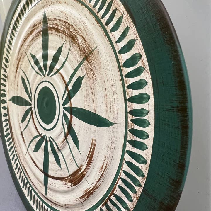 MOODONLINE – Arte de parede dimensional/3D por atacado – Decorativo, Cerâmica Artesanal, Placas de Parede Verdes, Penduramento de Parede10